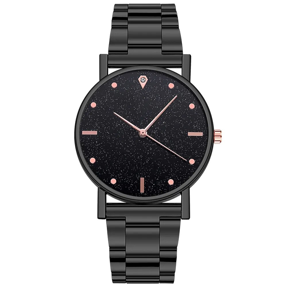 Stainless Steel Band Wristwatch