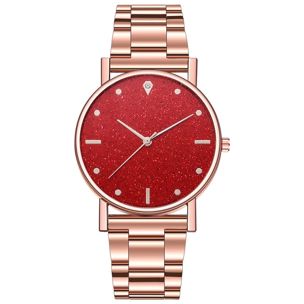Stainless Steel Band Wristwatch