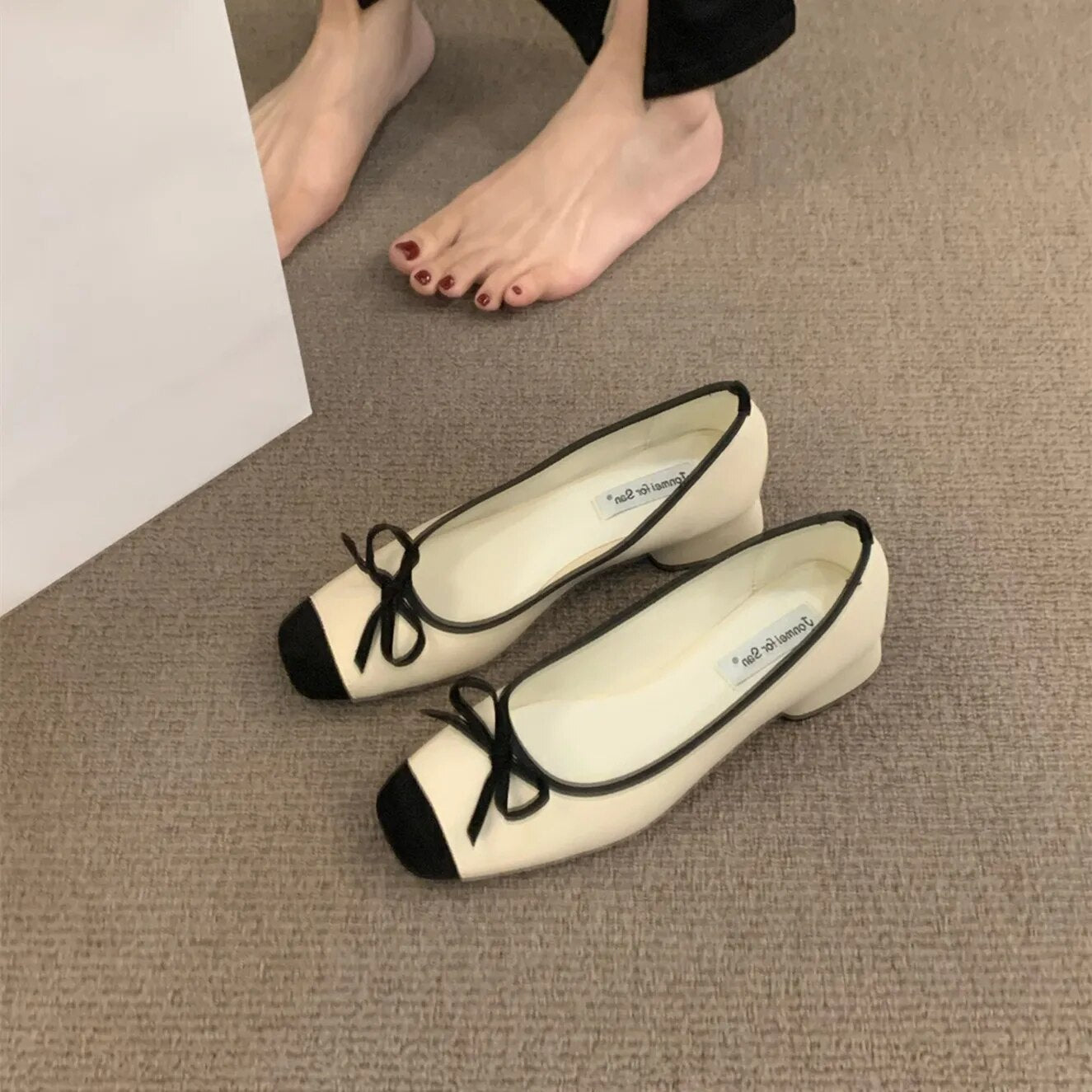 Leather Ballet Shoes