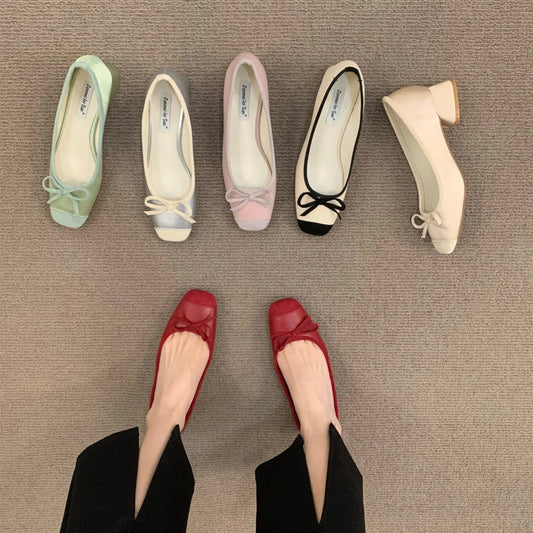 Leather Ballet Shoes
