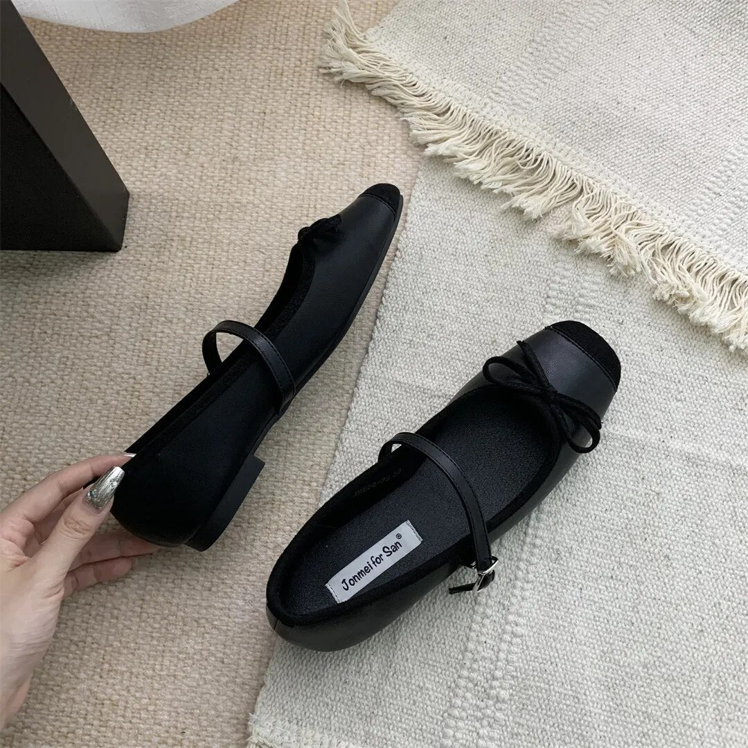 Leather Ballet Shoes