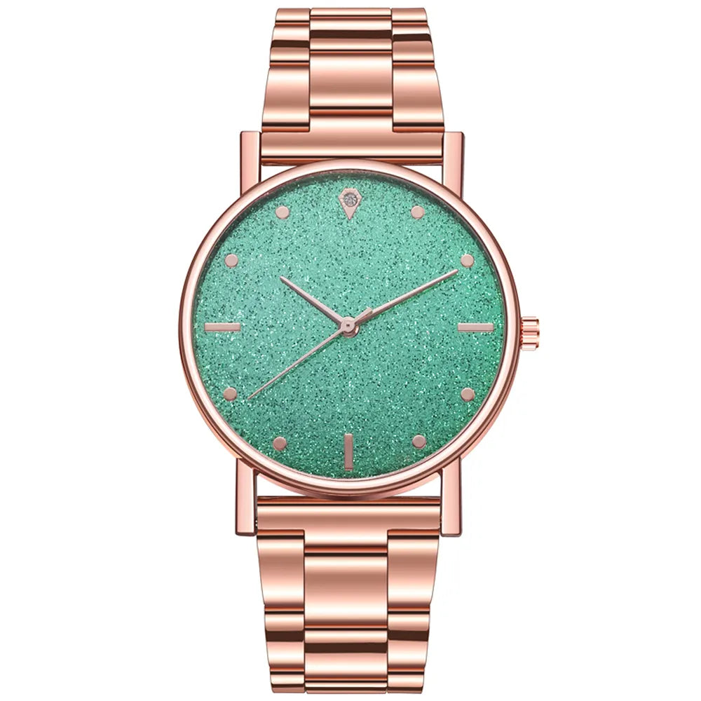 Stainless Steel Band Wristwatch