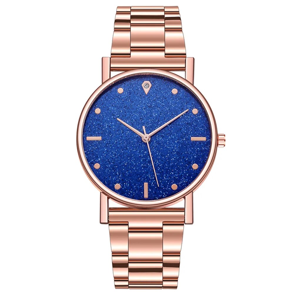 Stainless Steel Band Wristwatch