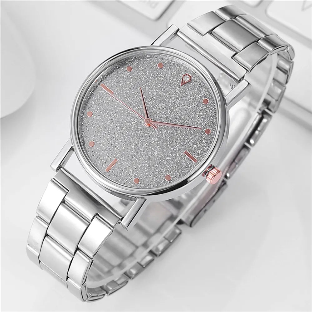 Stainless Steel Band Wristwatch